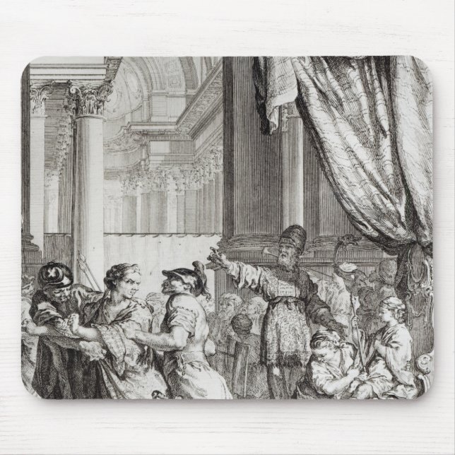 Jehoiada kickpräst av Jerusalem att proklamera Musmatta (Framsidan)