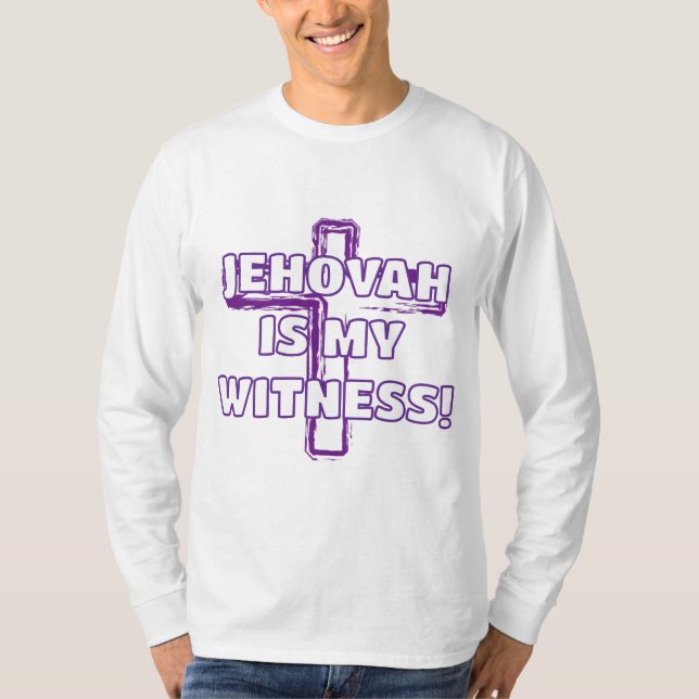 JEHOVA ÄR MIN VITTNE! T SHIRT (Framsida)