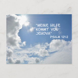Jehova hilft vykort