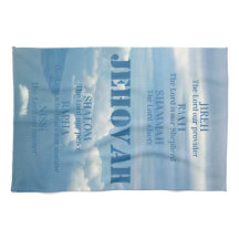 Jehova Jireh Shalom Rapha Blu Himlar White Clouds