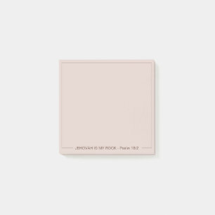 Jehovah är min Sten JW Post-it Block
