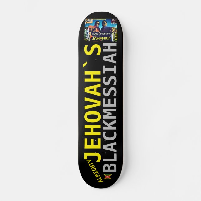 JEHOVAH BLACK MESSIAH Skateboard (Framsida)