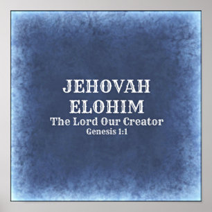 Jehovah Elohim affisch