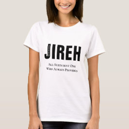 Jehovah Jireh Anpassningsbar Christian T Shirt