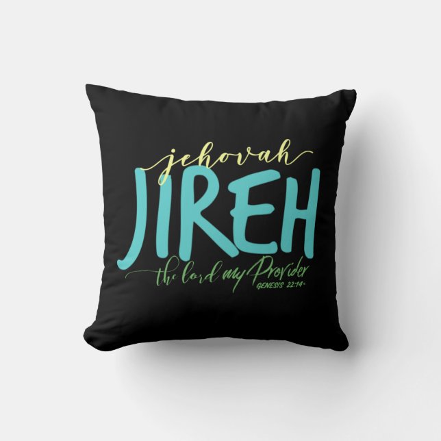 Jehovah Jireh Christian Décor, Jireh Kudde (Framsida)