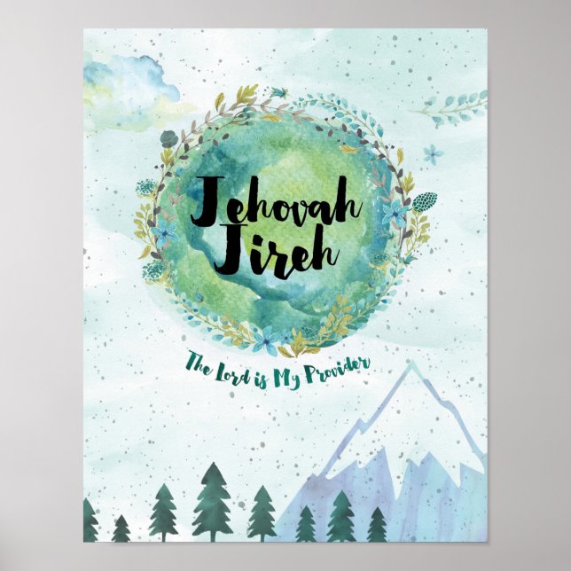 Jehovah Jireh, Herren kommer att Poster (Framsidan)