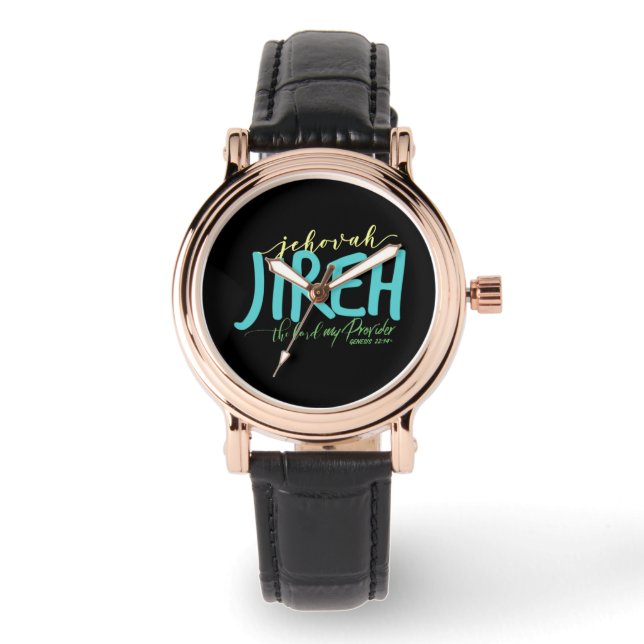 Jehovah Jireh Min provider Women's Wrist Watch Armbandsur (Framsida)