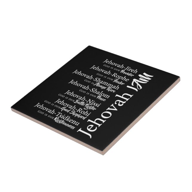 Jehovah namn kakelplatta (Sidan)