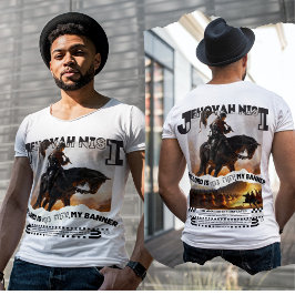 Jehovah Nisi: Gud är min banderoll - Modern kriste T Shirt