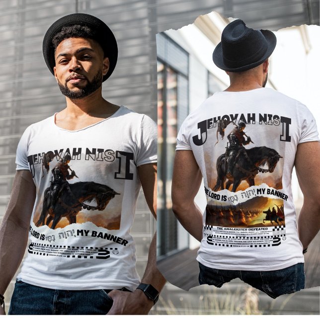 Jehovah Nisi: Gud är min banderoll - Modern kriste T Shirt (Skapare uppladdad)