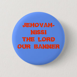 JEHOVAH-NISSI LORDEN VÅR BANER KNAPP