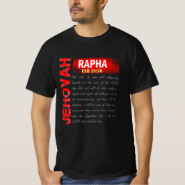 Jehovah Rapha - Gud Min Healer T Shirt