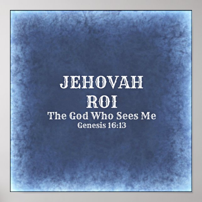 Jehovah Roi Poster (Framsidan)