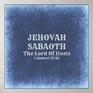 Jehovah Sabaoth Poster
