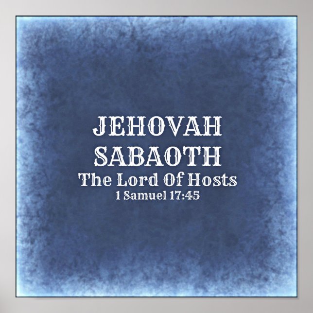 Jehovah Sabaoth Poster (Framsidan)