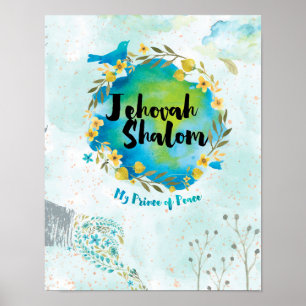 Jehovah Shalom - Fredspartiets Poster