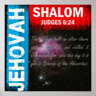 Jehovah Shalom - Gud min fred Poster