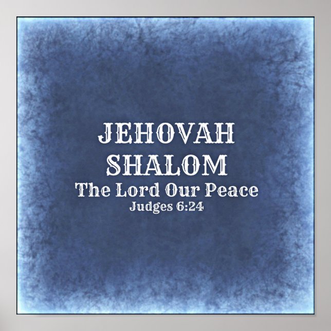 Jehovah Shalom Poster (Framsidan)