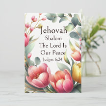 Jehovah Shalom, Rosa Tulpaner Eukalyptus Whimsical