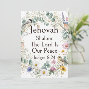 Jehovah Shalom, Vilda Blommor Fåglar Eukalyptus Ko Inbjudningar