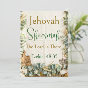 Jehovah Shammah, Guds namn, Ezekiel 48:38 Inbjudningar