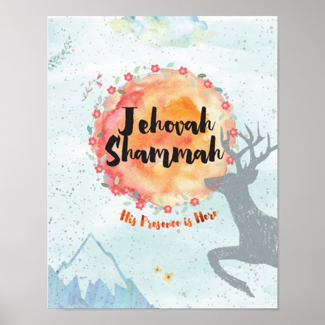 Jehovah Shammah Poster (Framsidan)