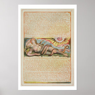 Jehovah stod bland Druids...", tallrik 63 från Poster