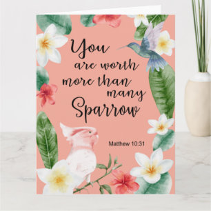 Jehovah Witness JW Encouragement Matthew 10:31 Kort