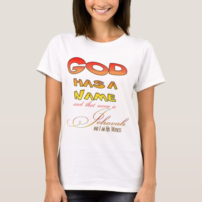 Jehovas vittne Shirt Tee Shirt (Framsida)