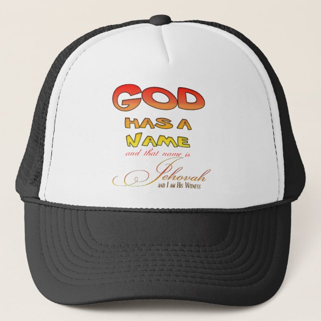 Jehovas vittne Shirt Truckerkeps (Framsida)