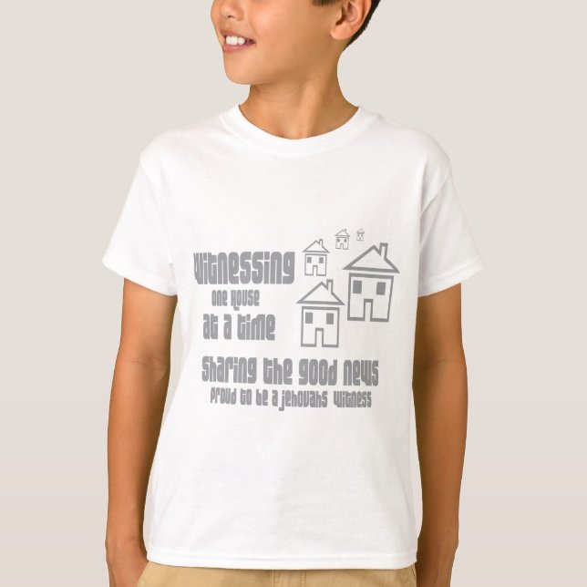 Jehovas vittne vittnen t-shirt (Framsida)