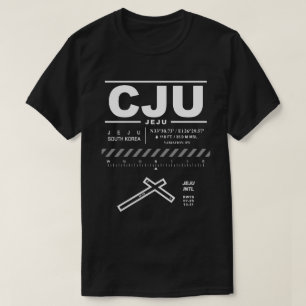 Jeju Internationell flygplats CJU T Shirt