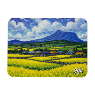 Jeju Island Sydkorea Resa Magnet