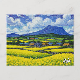 Jeju Island Sydkorea Travel Vykort