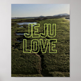 Jeju Kärlek - Jeju - Jeju Island - Sydkorea Poster