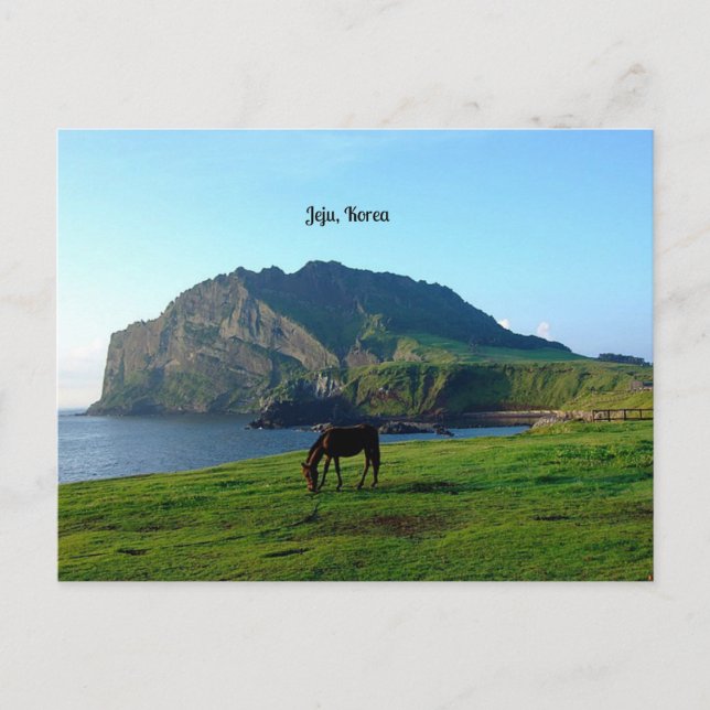 Jeju, Korea Vykort (Framsida)
