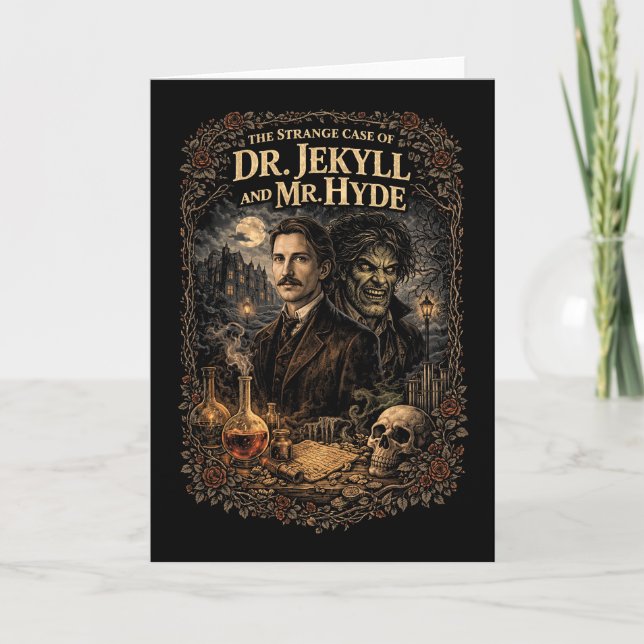 Jekyll and Hyde Helgkort (Framsida)