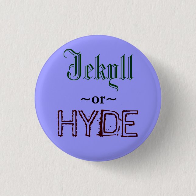 Jekyll eller Hyde knäppas Knapp (Framsida)