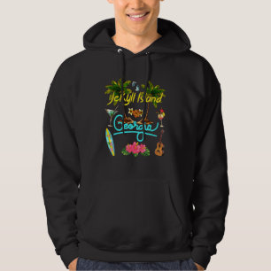 Jekyll Georgia Beach Summer Handflatan Sol Set Pa Hoodie