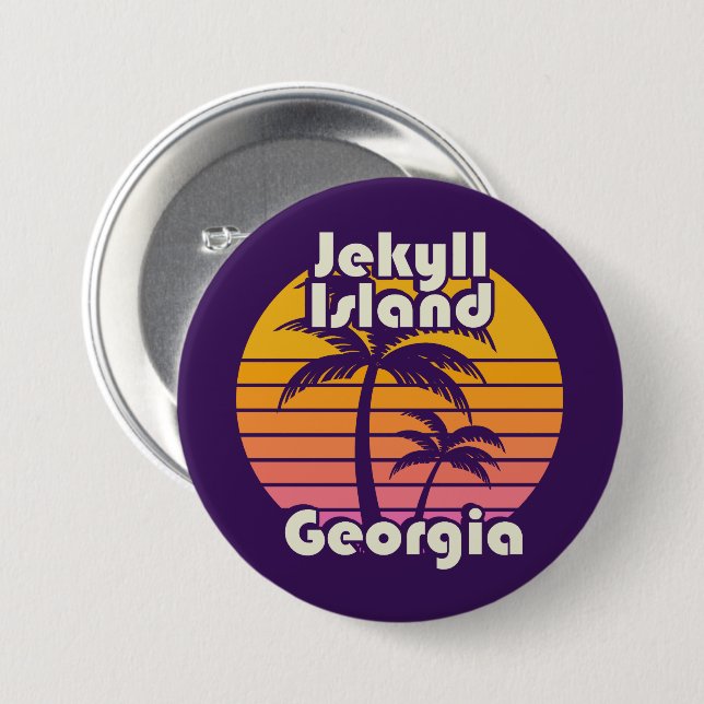 Jekyll Island Beach Georgia Knapp (Framsida & baksida)