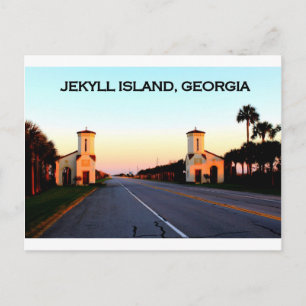 Jekyll Island Georgia Causeway Vykort