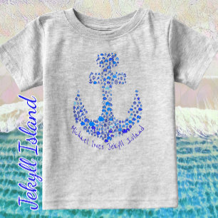 Jekyll Island Georgia Sea Creatures Anchor T Shirt