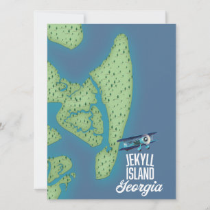 Jekyll Island Georgia USA karta
