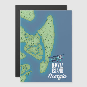 Jekyll Island Georgia USA karta
