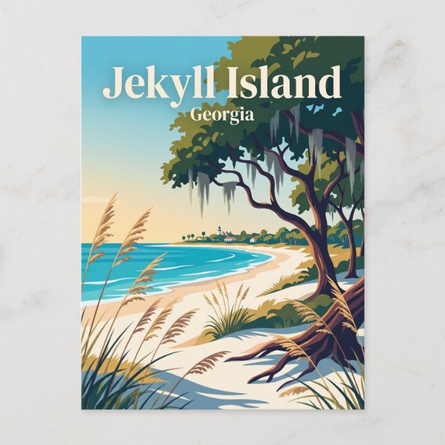 Jekyll Island, Georgia Vykort (Framsida)