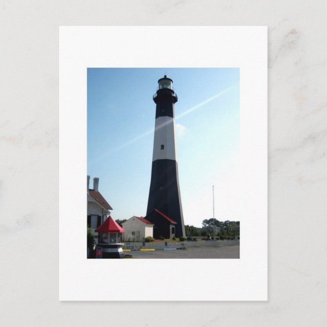 Jekyll Island Lighthouse Original Photograph Vykort (Framsida)