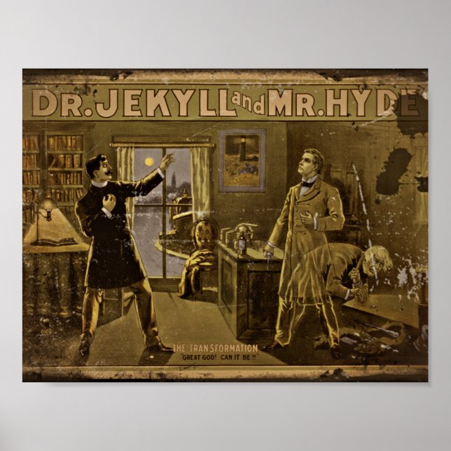 Jekyll och Hyde Poster konst (Framsidan)