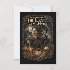 Jekyll och Hyde Tack Kort