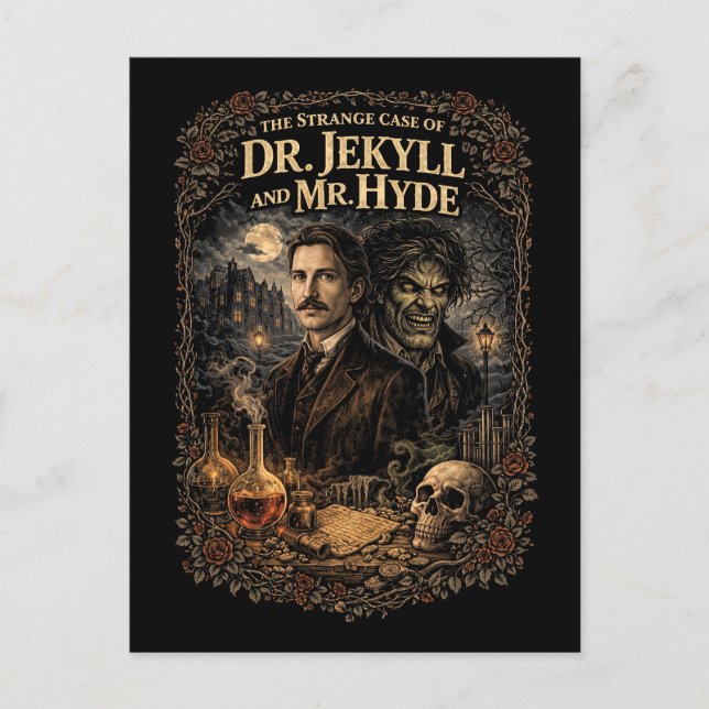 Jekyll och Hyde Vykort (Framsida)