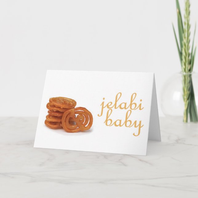 Jelabi baby kort (Framsida)